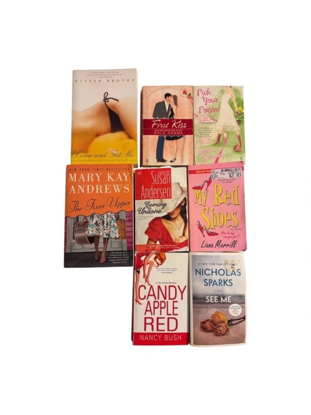 7 Book Bundle Romance Relationships Women Paperback Books Misc. Authors